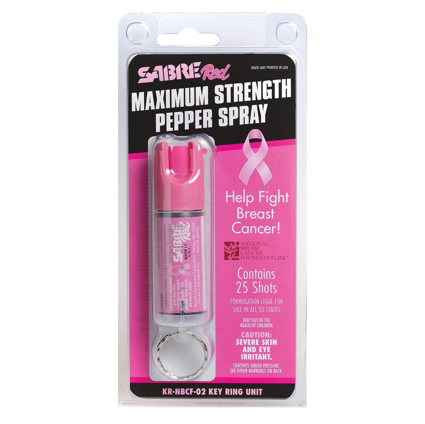 Pink Sabre Pepper Spray USA Formula(kr-nbcf-02)