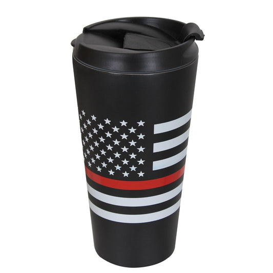 Thin Red Line Flag Travel Mug - Tactical Choice Plus