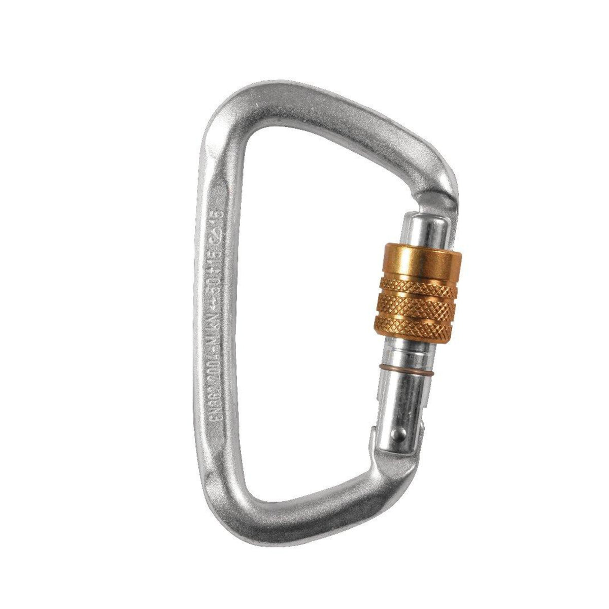 Hard Steel Modified D Key Screw Gate Carabiner - Tactical Choice Plus