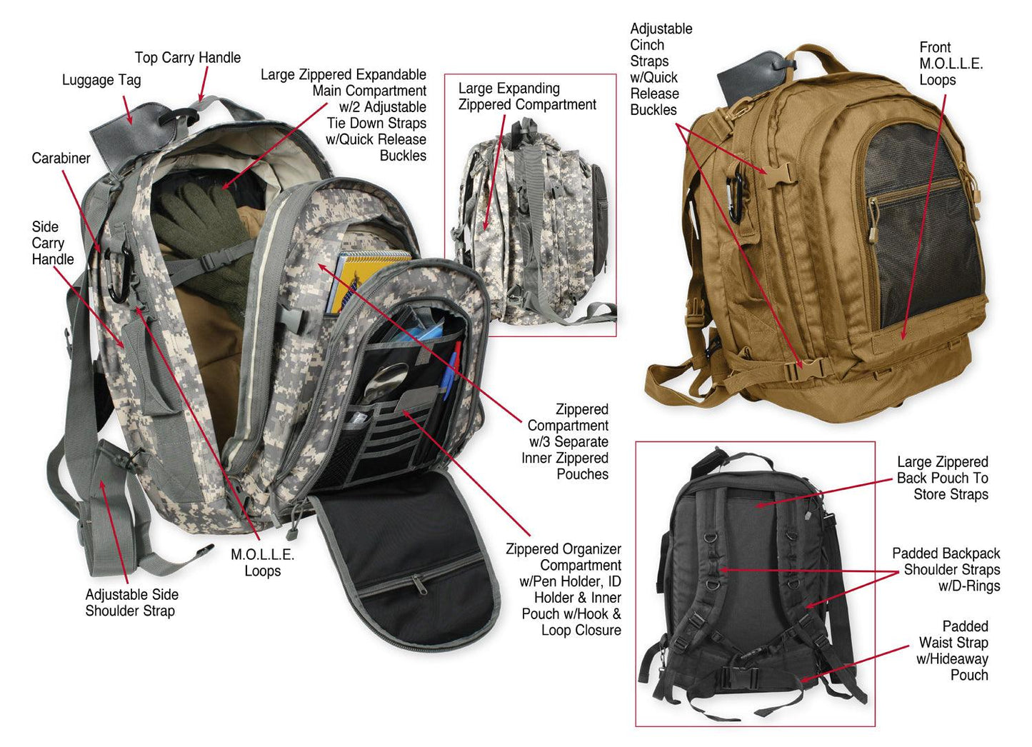 Move Out Tactical Travel Backpack - Tactical Choice Plus