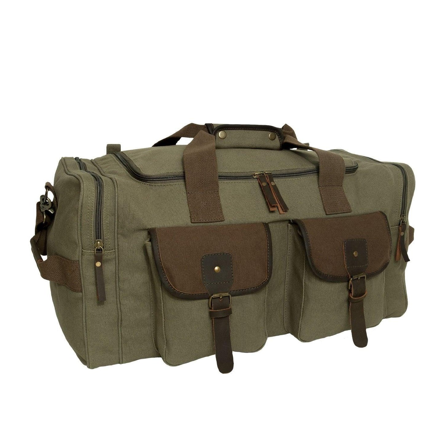 Canvas Pocketed Military Gear Bag - Tactical Choice Plus