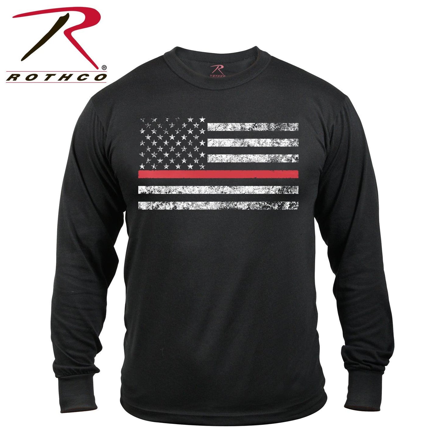 Rothco Thin Red Line Long Sleeve T-shirt - Tactical Choice Plus