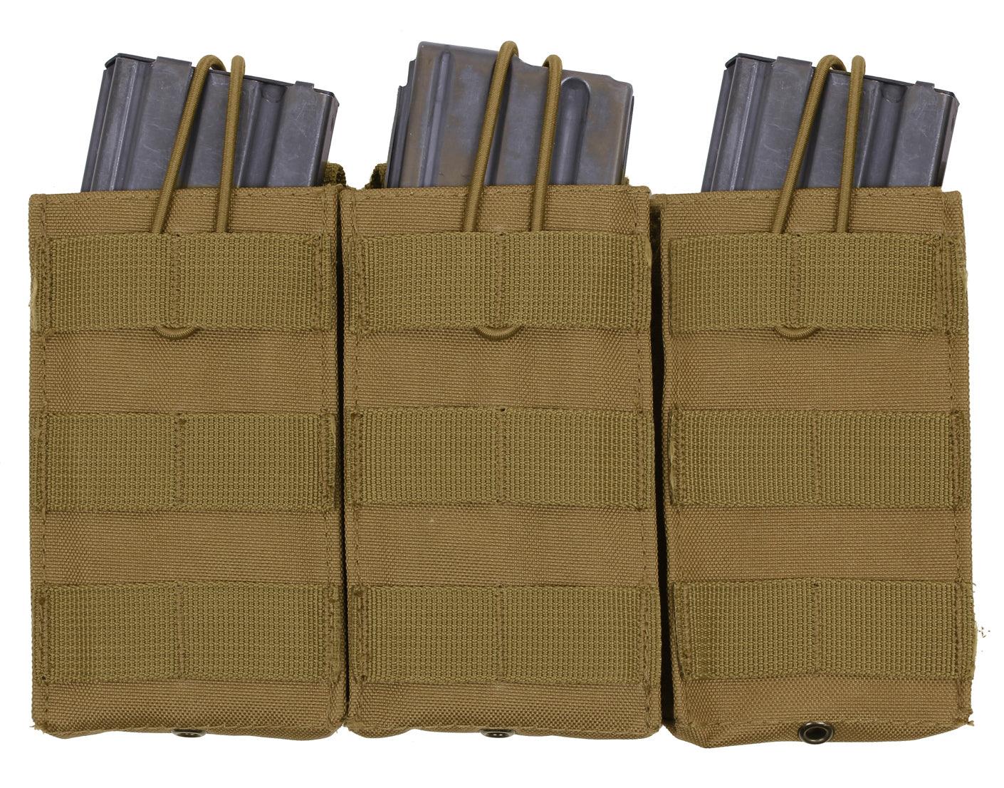 MOLLE Open Top Triple Mag Pouch - Tactical Choice Plus