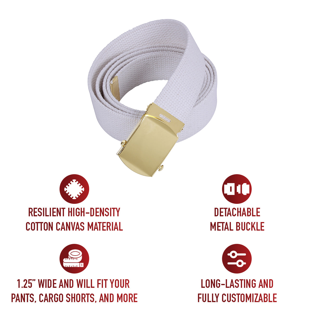 Web Belts - 44 Inches Long