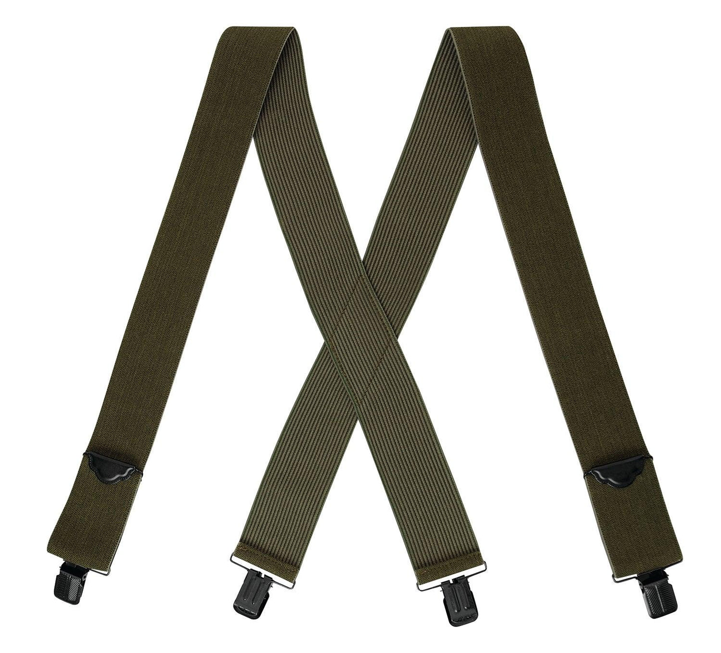 Rothco Adjustable Elastic X-Back Pant Suspenders - Tactical Choice Plus