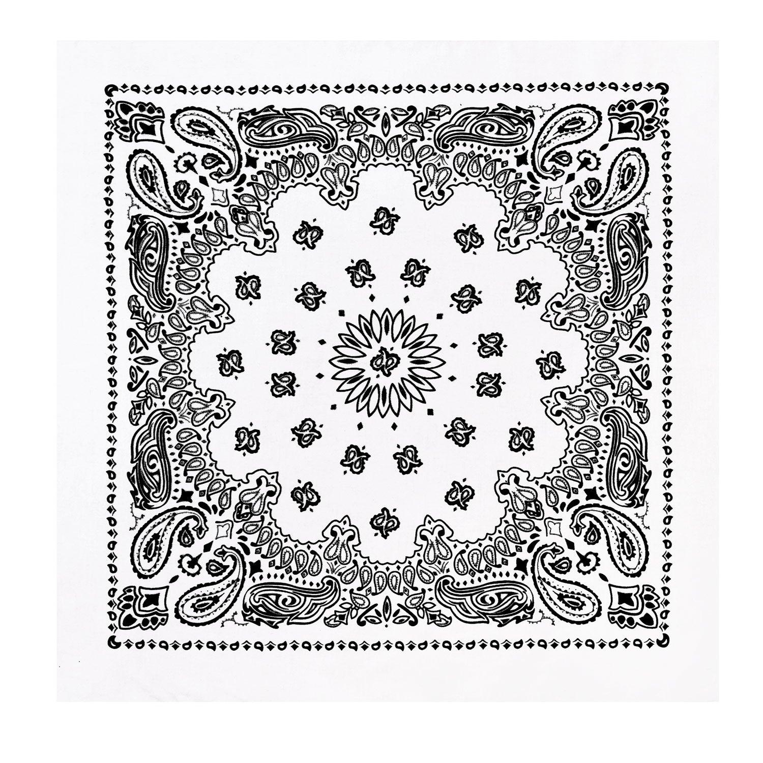 Trainmen Paisley Bandana - 22" X 22" - Tactical Choice Plus