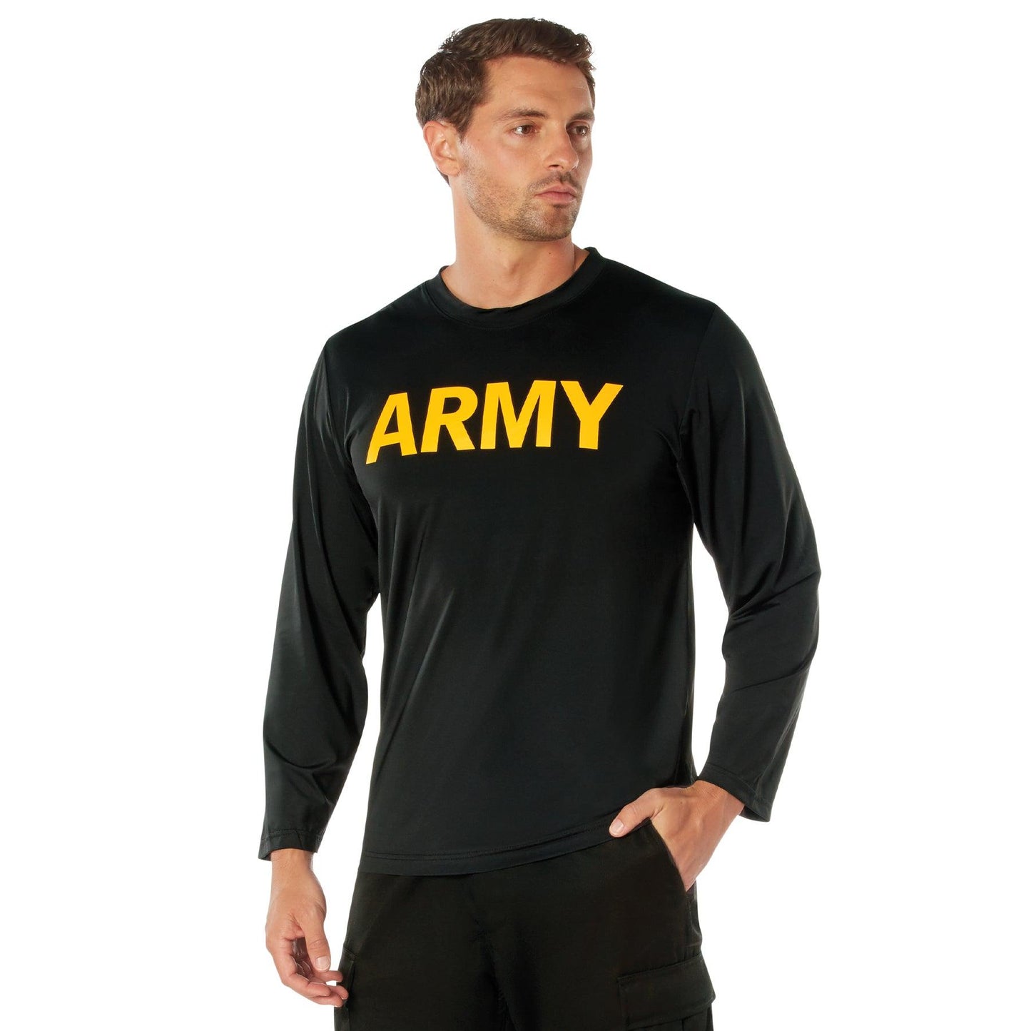 Rothco Long Sleeve Army PT Shirt - Tactical Choice Plus