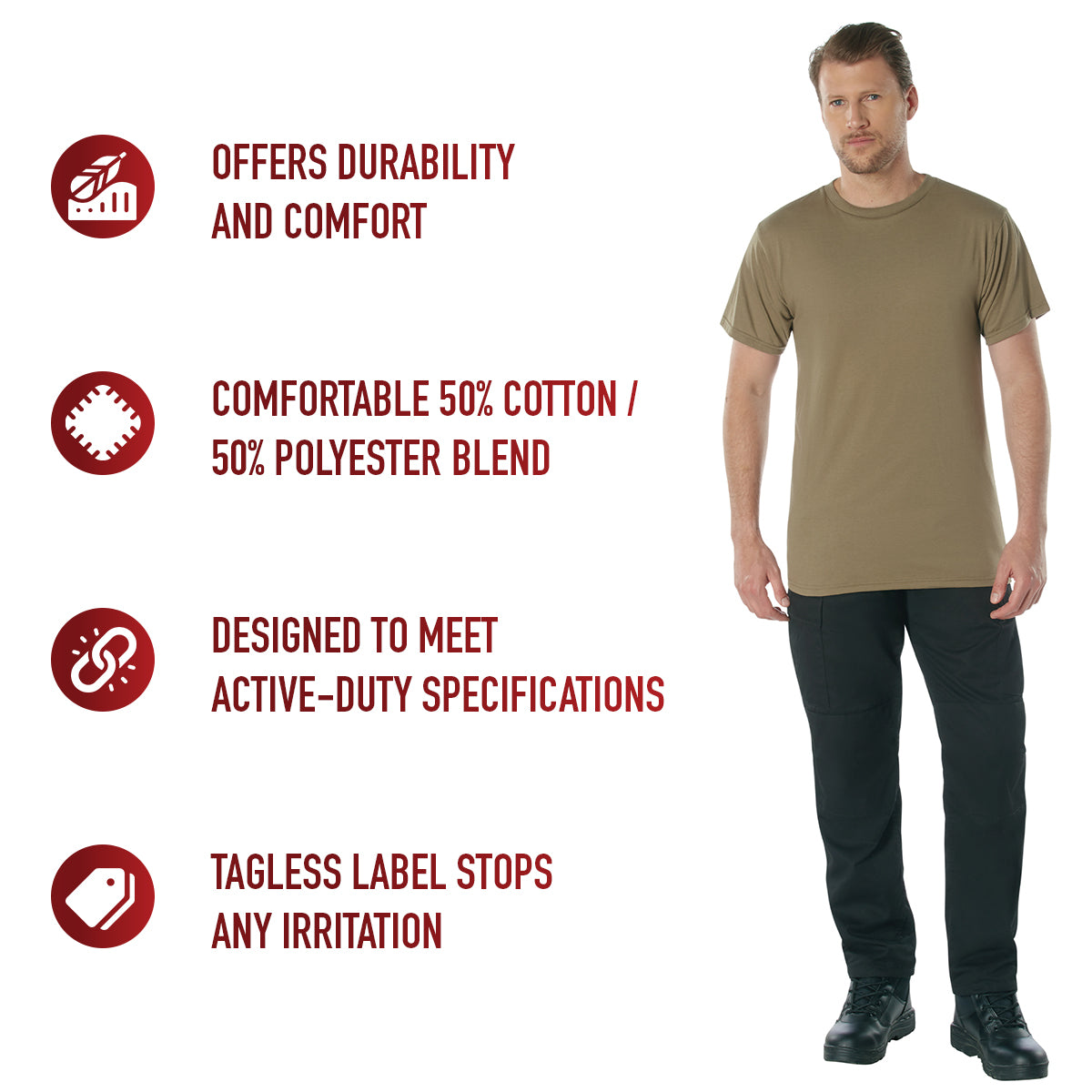 AR 670-1 Coyote Brown T-Shirt