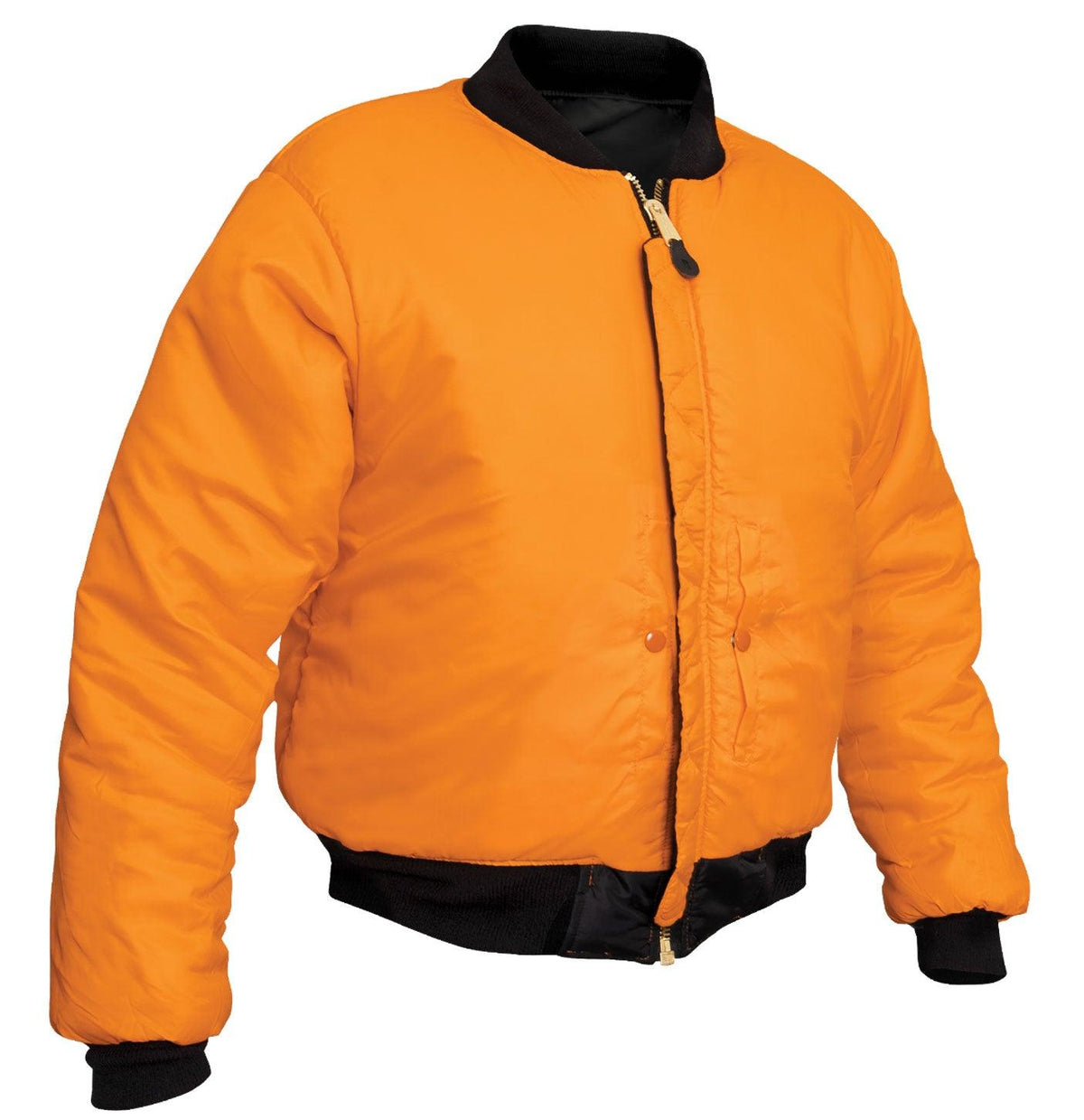 Rothco NASA MA-1 Flight Jacket - Black - Tactical Choice Plus