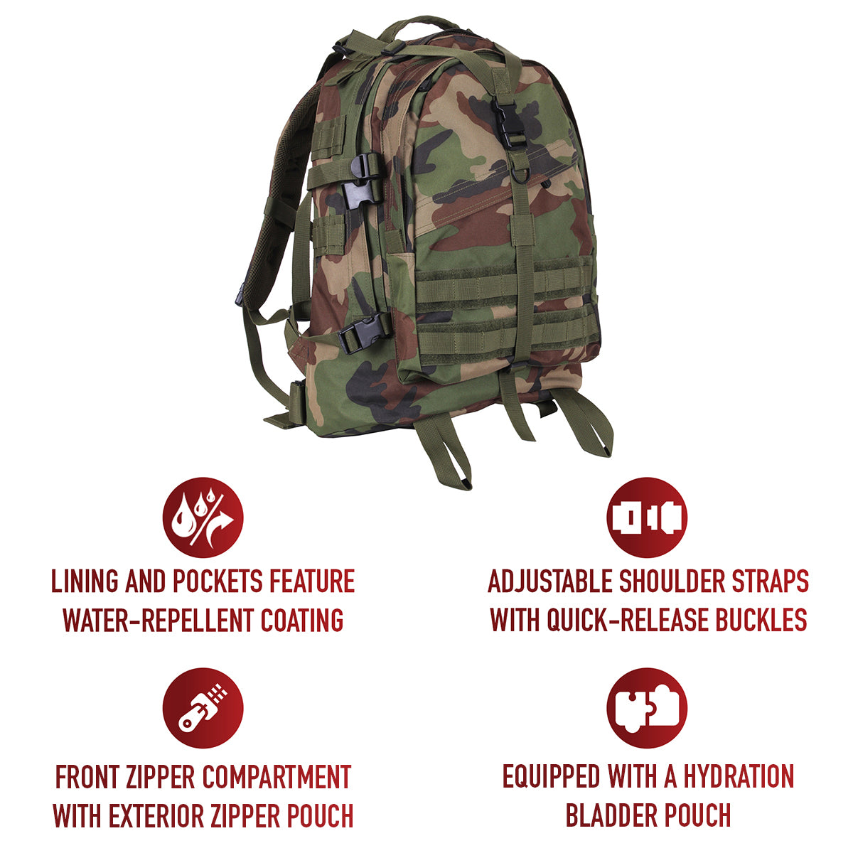 Large Camo Transport Pack