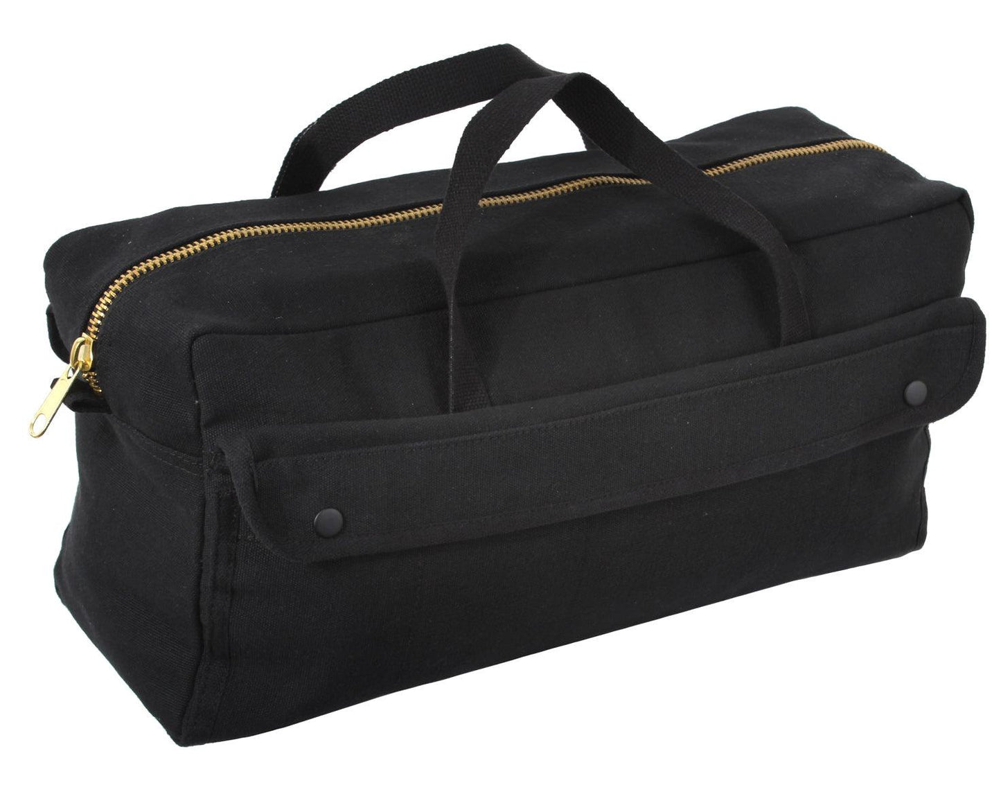 Canvas Jumbo Tool Bag With Brass Zipper - Tactical Choice Plus