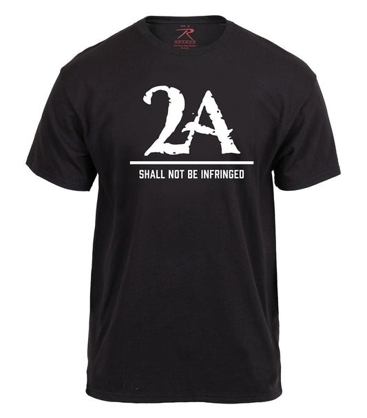 Rothco 2A T-Shirt - Black - Tactical Choice Plus