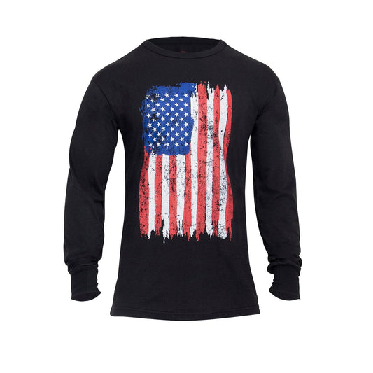 Rothco US Flag Long Sleeve T-Shirt - Tactical Choice Plus
