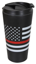 Thin Red Line Flag Travel Mug - Tactical Choice Plus