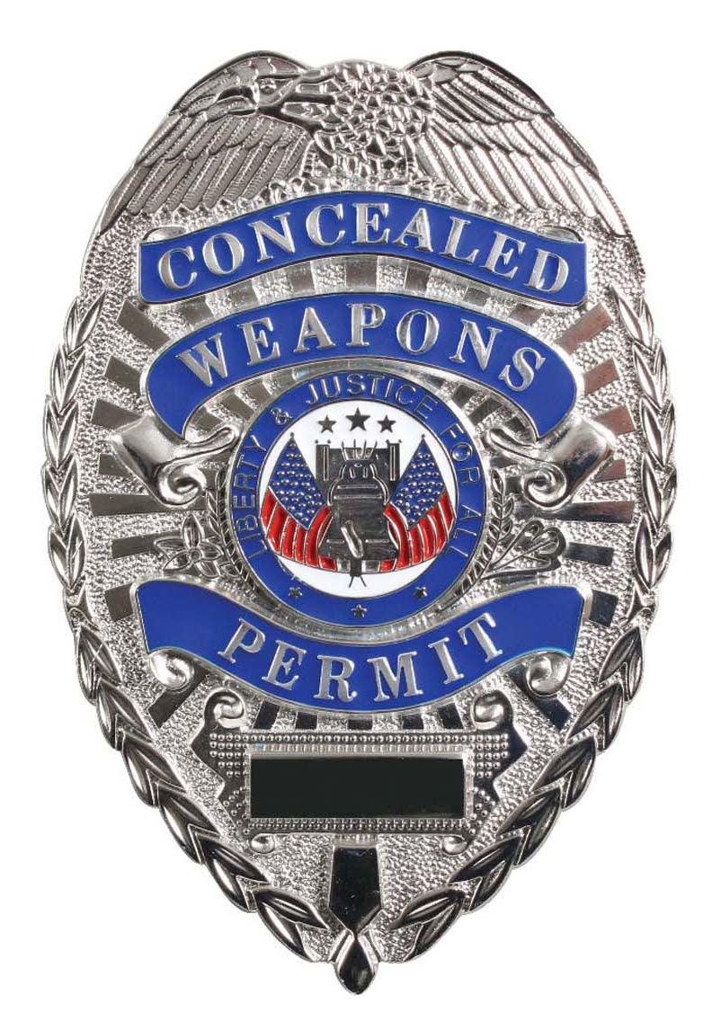 Rothco Deluxe "Concealed Weapons Permit" Badge - Tactical Choice Plus