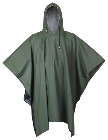 Rubberized Rainwear Poncho - Tactical Choice Plus