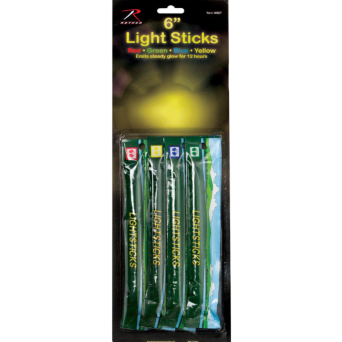 4-Pack 6'' Chemicals Lightsticks - Tactical Choice Plus
