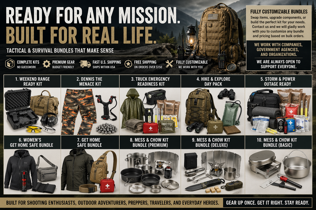 The Smart Way to Gear Up: Ready-Made Tactical Survival Bundles