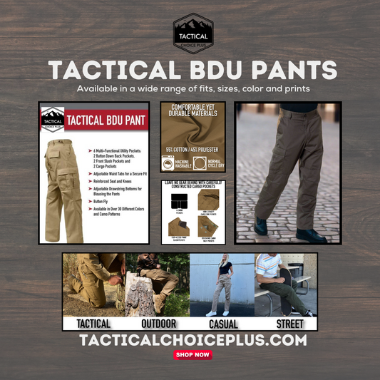 Tactical BDU Pants – The Ultimate Blend of Durability, Functionality & Style