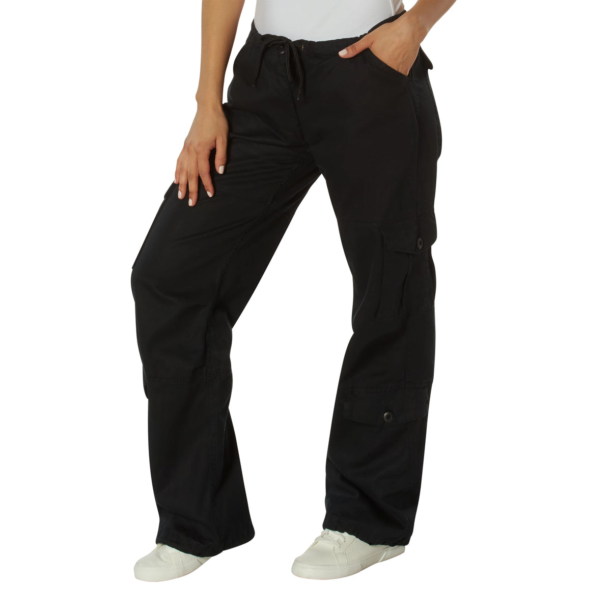 Women's Camo Vintage Paratrooper Fatigue Pants