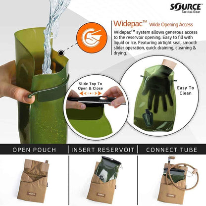 Kangaroo Compact Molle 1 Quart Hydration Pack