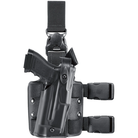Safariland Model 6305 Als/sls Tactical Holster W/ Quick-release Leg Strap For Sig Sauer P250