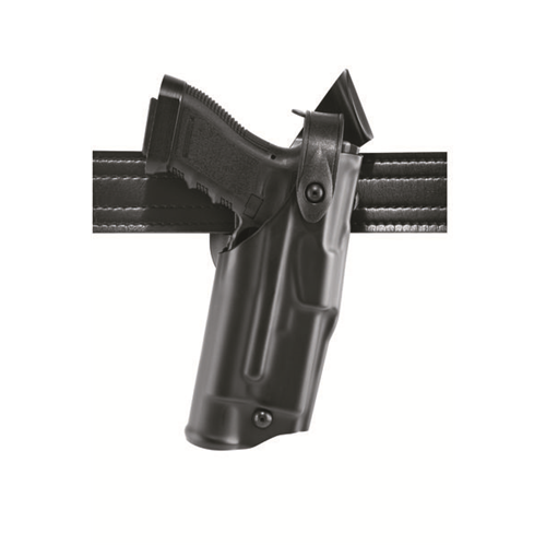 Safariland Model 6360 Als/sls Mid-ride, Level Iii Retention Duty Holster For Glock 17 W/ Light