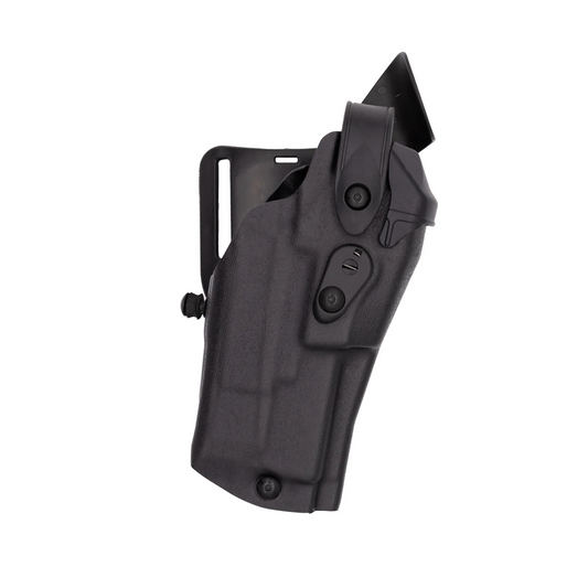 Safariland Model 6360rds Als/sls Mid-ride, Level Iii Retention Duty Holster For Glock 17 Mos W/ Light