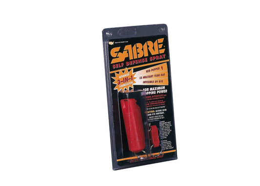 Sabre 3-In-1 Pepper Spray With Plastic Case - Tactical Choice Plus