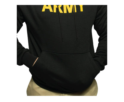 Army Printed Pullover Hoodie - Black - Tactical Choice Plus