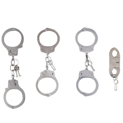 Double Lock Steel Handcuffs - Tactical Choice Plus