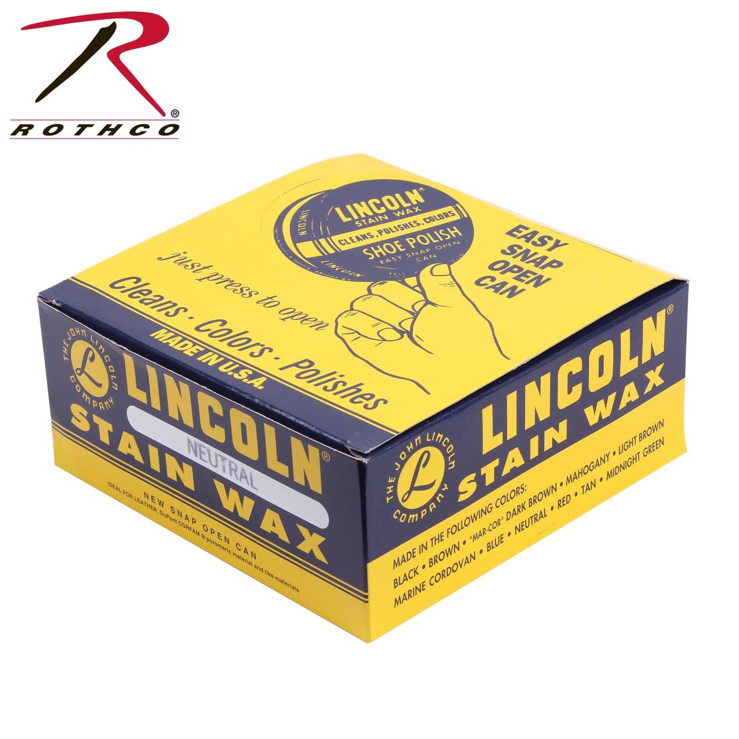 Lincoln U.S.M.C. Stain Wax Shoe Polish - Tactical Choice Plus