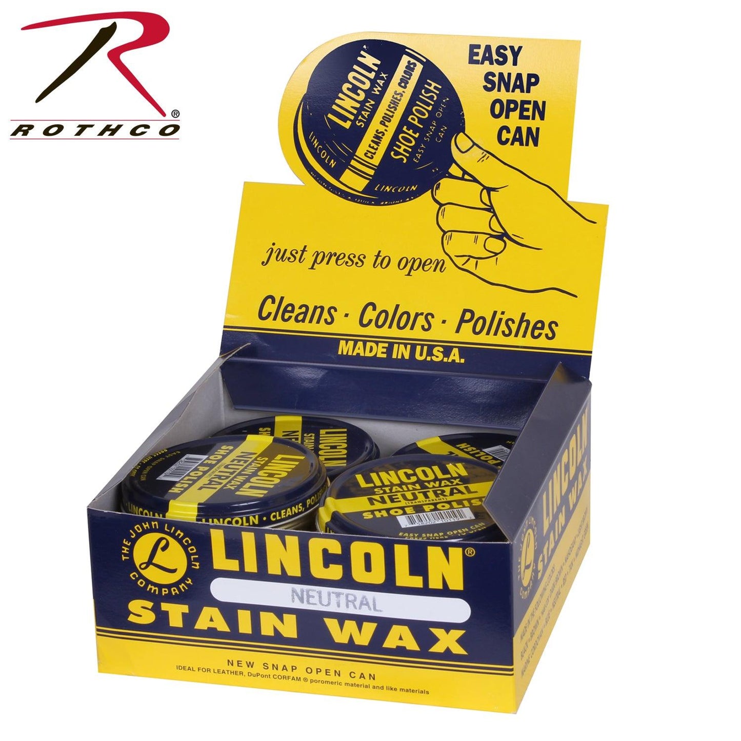 Lincoln U.S.M.C. Stain Wax Shoe Polish - Tactical Choice Plus
