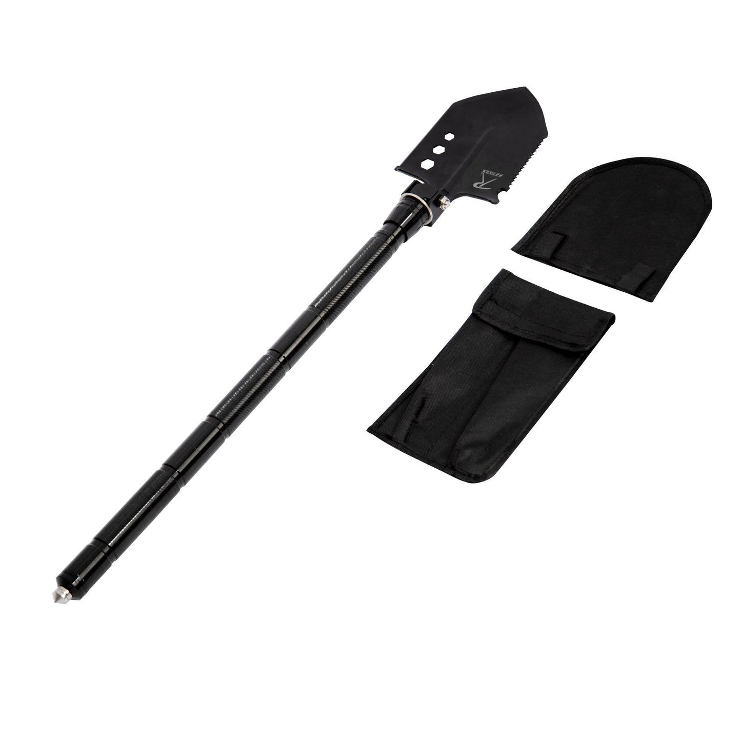 Rothco 8-in-1 Multi-Tool Survival Shovel / Portable Camping Entrenching Tool - Stainless Steel - Tactical Choice Plus