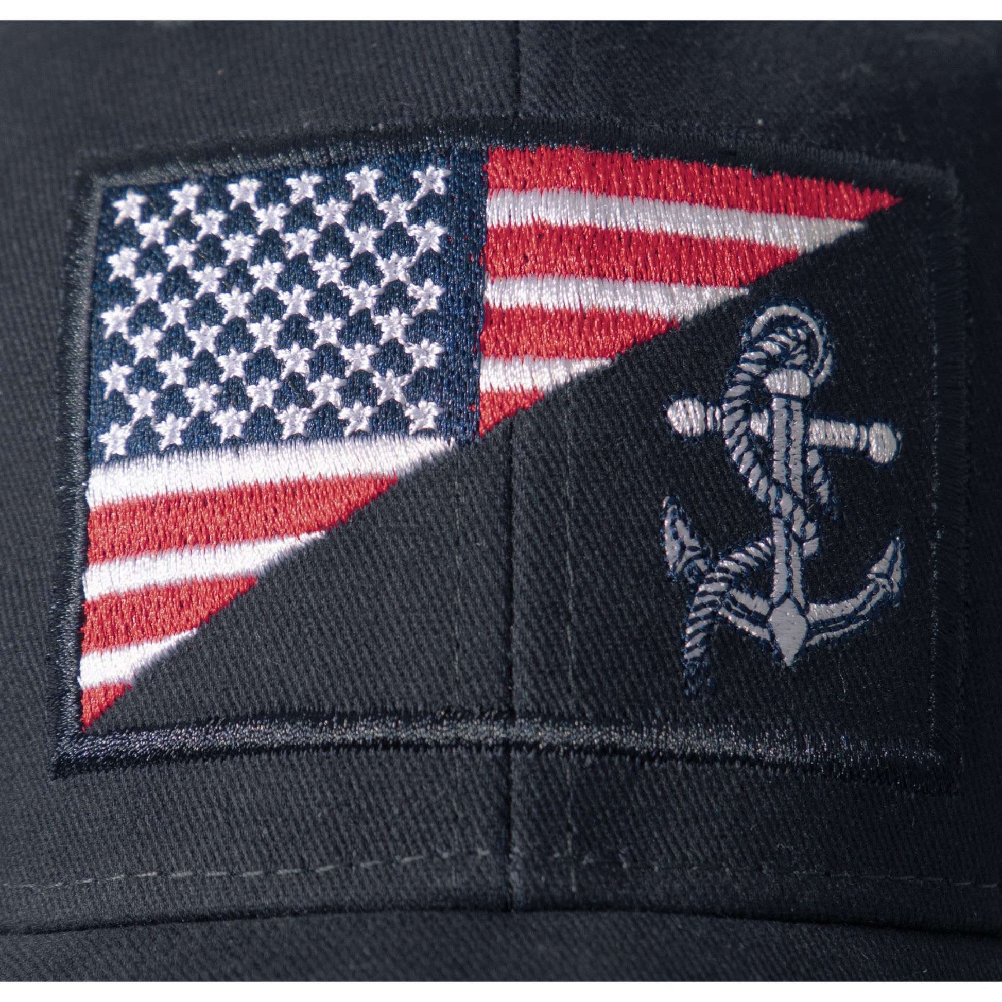 US Navy Anchor / Flag Low Profile Cap - Tactical Choice Plus