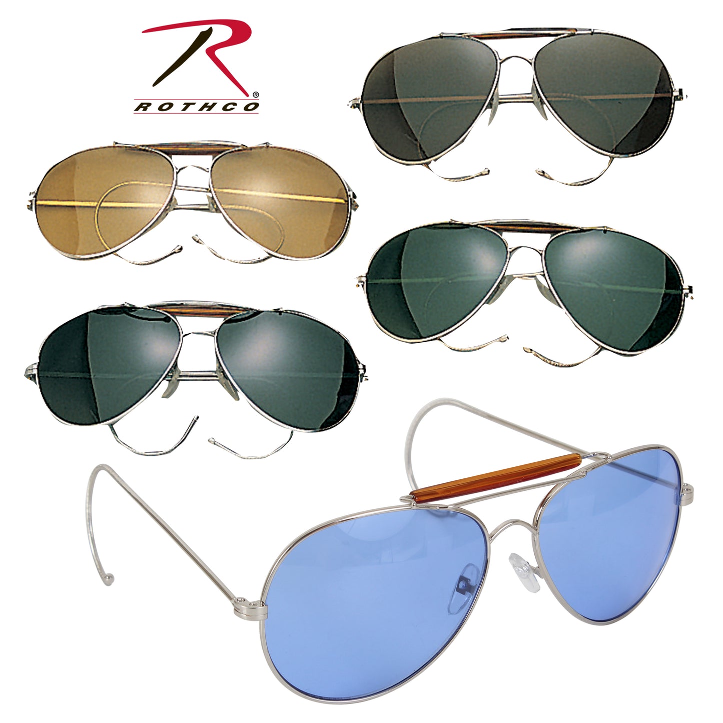 Aviator Air Force Style Sunglasses