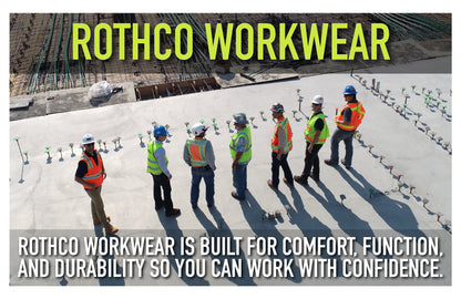 High-Vis Performance Hooded Sweatshirt - Safety Green