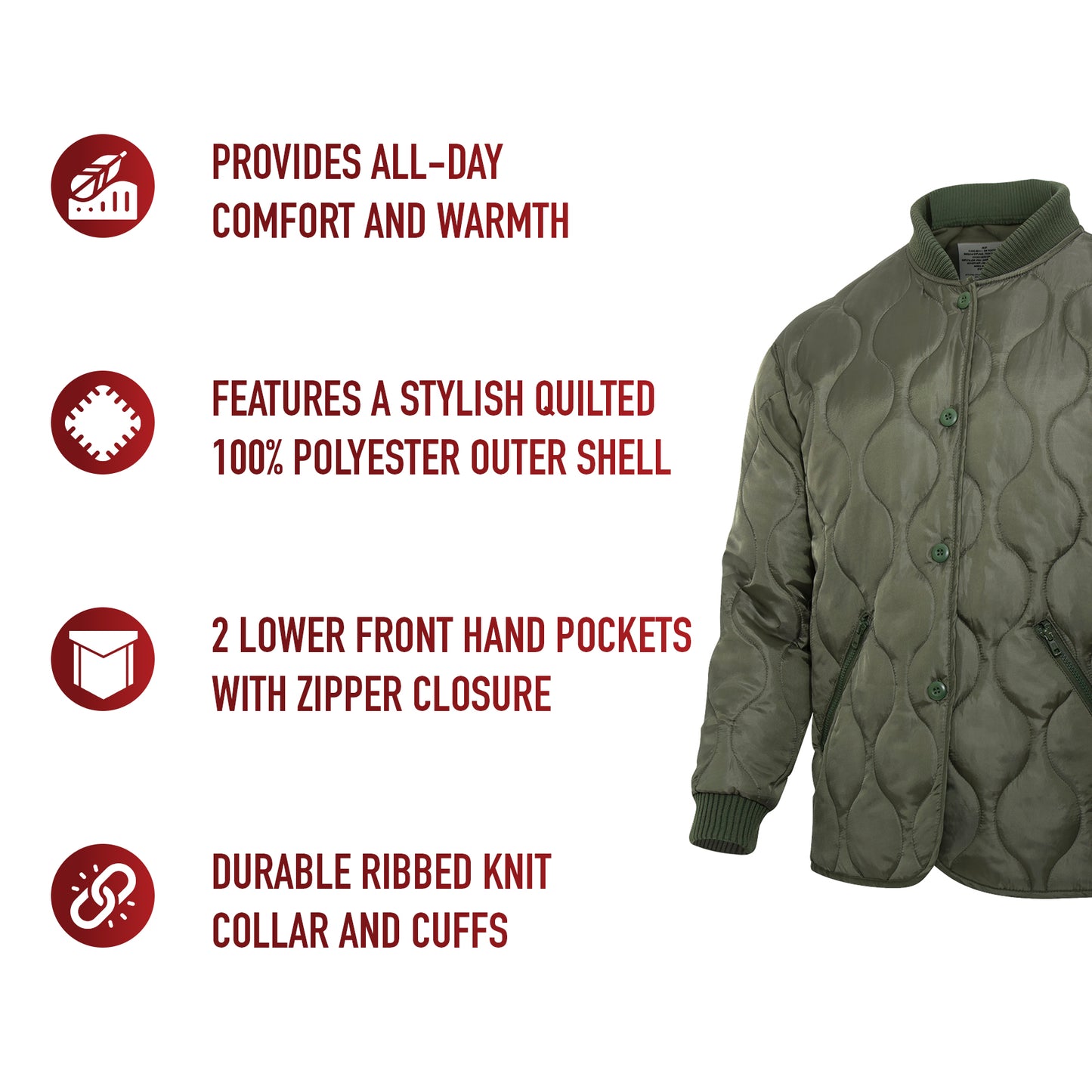 Rothco Quilted Woobie Jacket