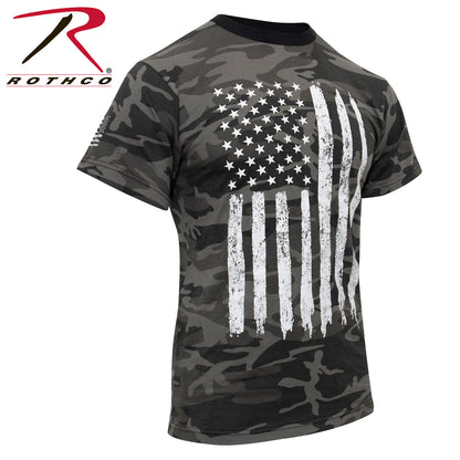 Camo US Flag T-Shirt