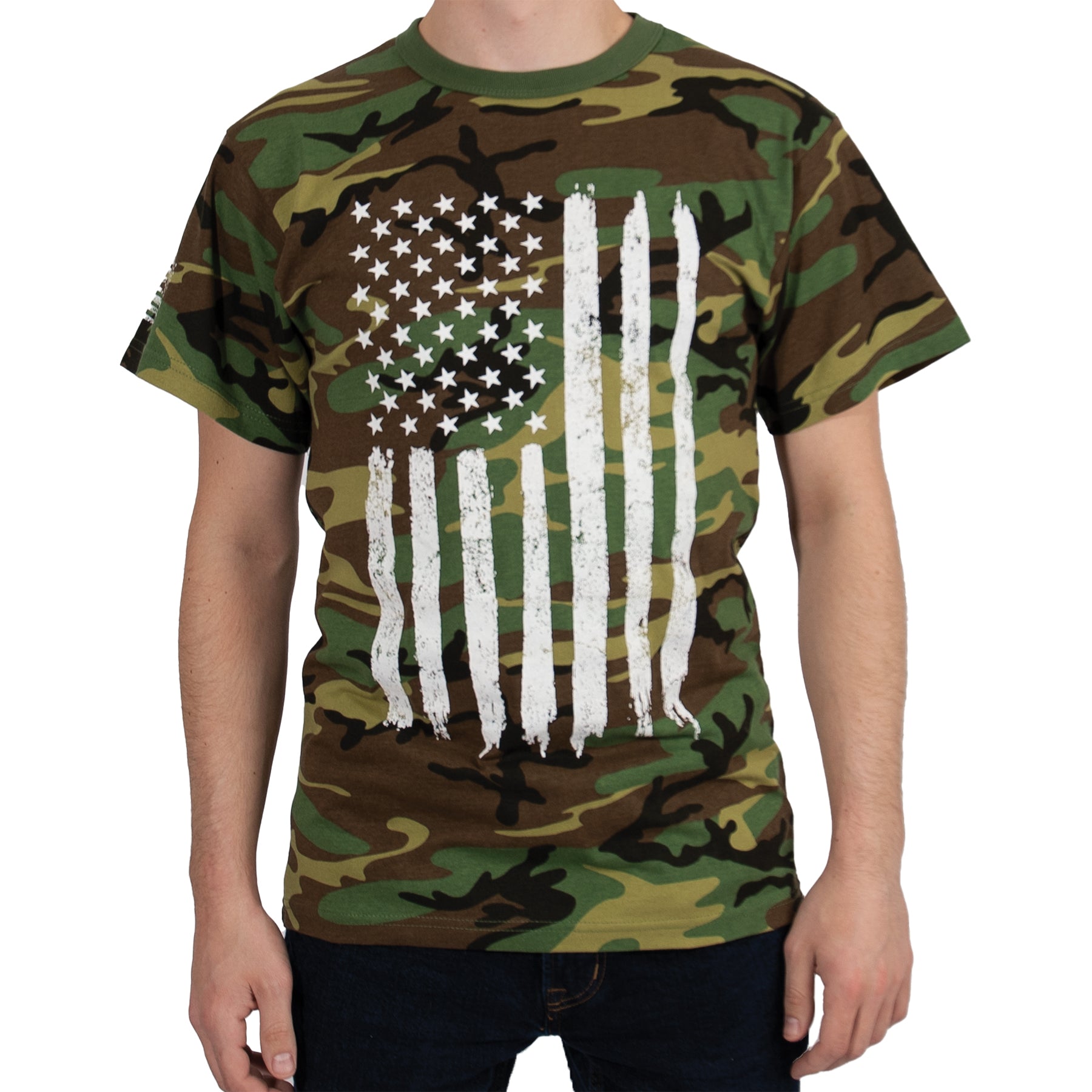 Rothco Camo US Flag T-Shirt - Tactical Choice Plus