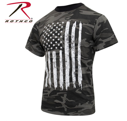 Camo US Flag T-Shirt