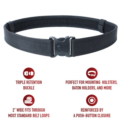 Deluxe Triple Retention Duty Belt