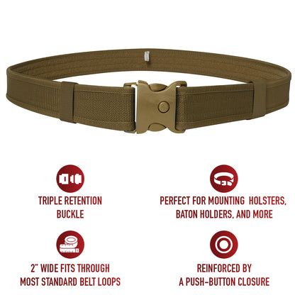 Deluxe Triple Retention Duty Belt