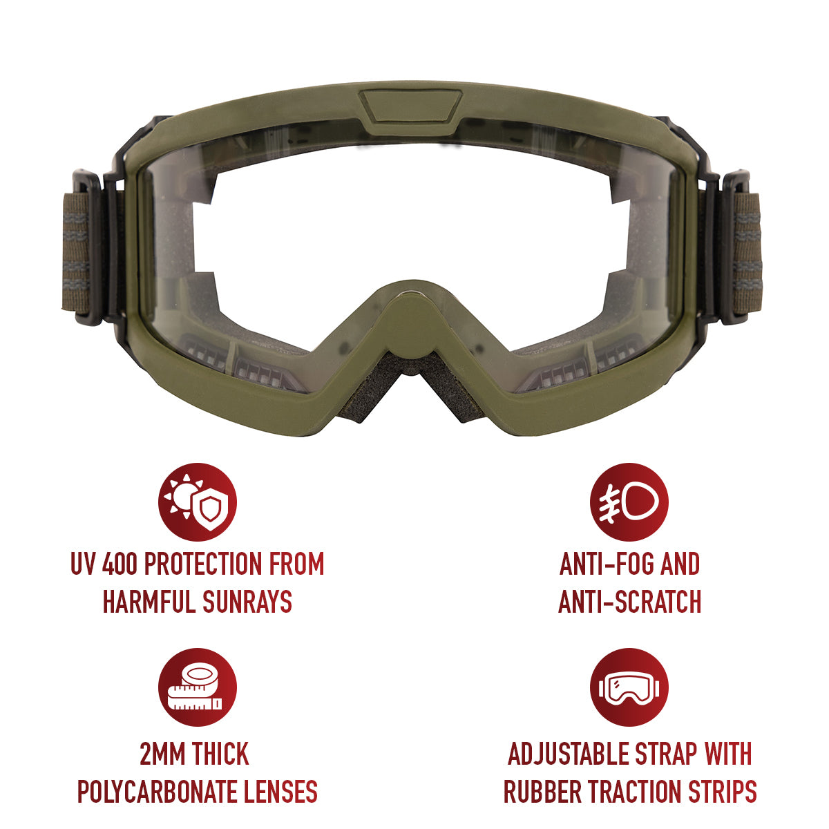 ANSI Rated OTG Goggles