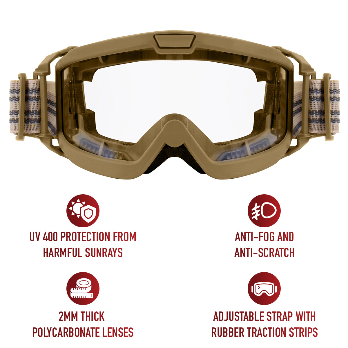 ANSI Rated OTG Goggles