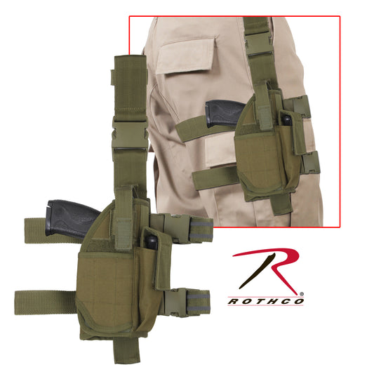 Rothco Deluxe Adjustable Universal Drop Leg Tactical Holster - Tactical Choice Plus