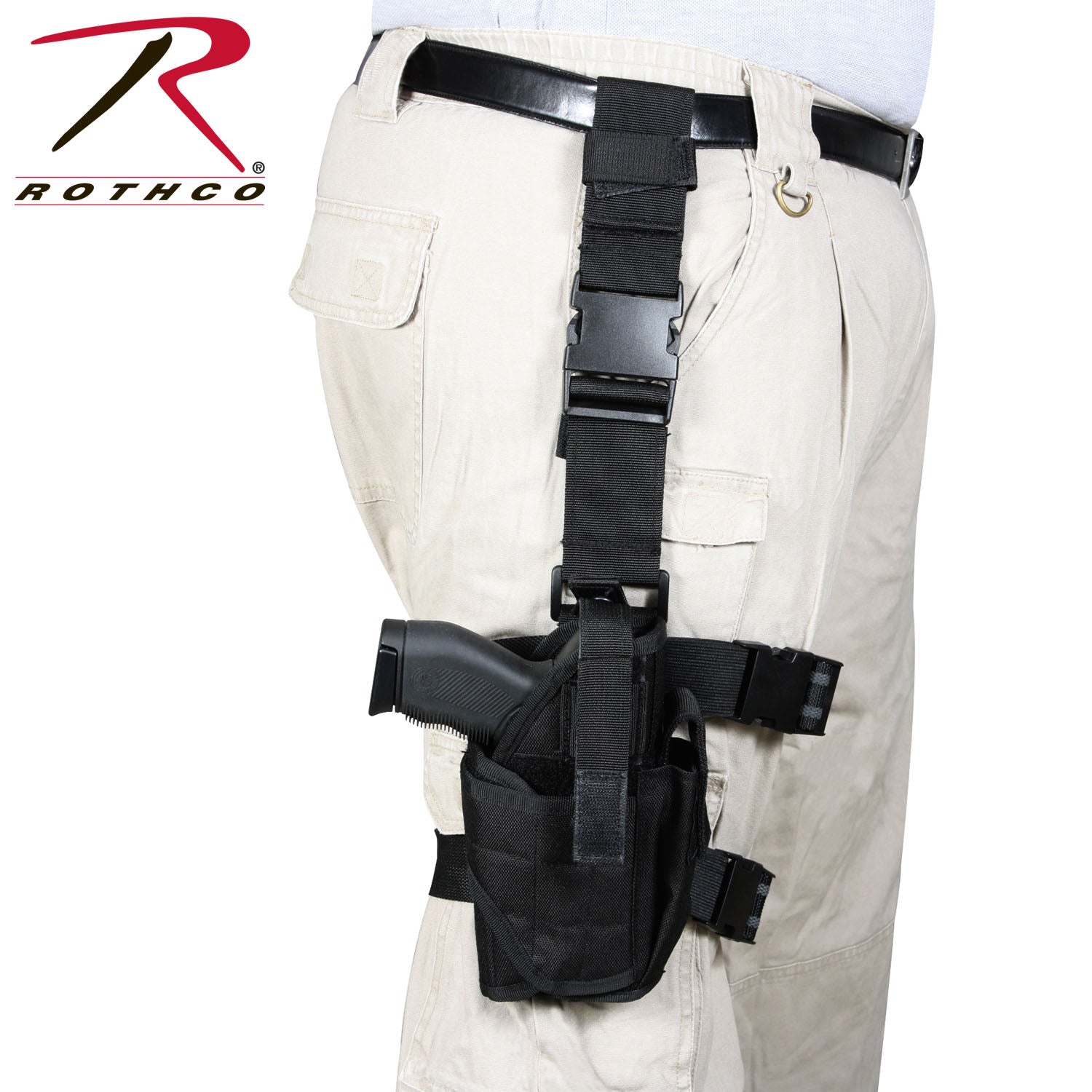 Rothco Deluxe Adjustable Universal Drop Leg Tactical Holster - Tactical Choice Plus