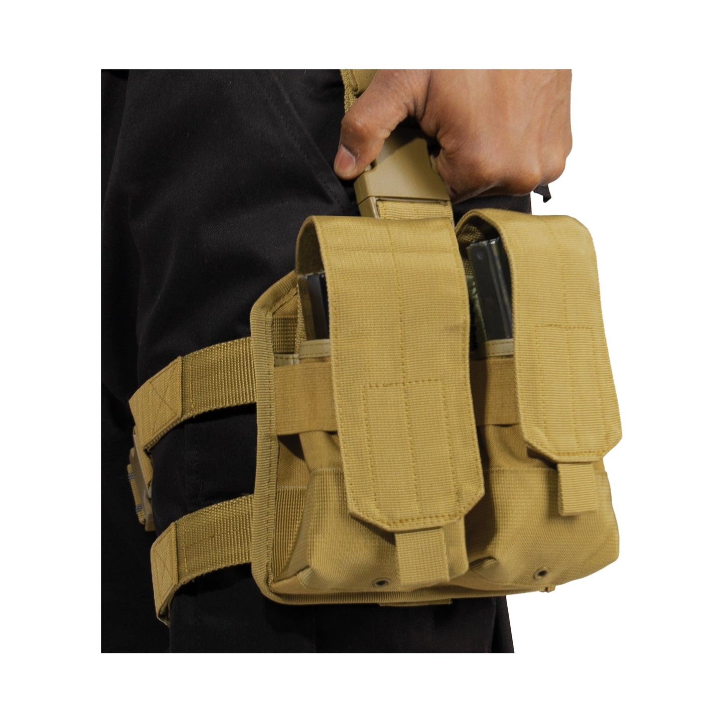 Rothco Drop Leg Double Mag Pouch - Tactical Choice Plus