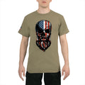 Rothco US Flag Bearded Skull T-Shirt - Tactical Choice Plus