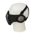 Rothco Steel Half Face Mask With Ear Guard - Black - Tactical Choice Plus